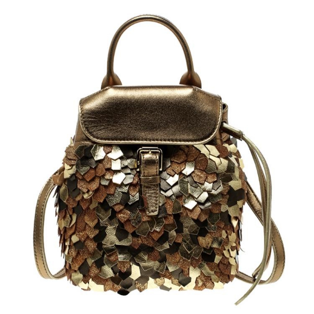 Ralph Lauren Ralph Lauren Bronze Leather Backpack